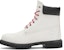 But Timberland Premium 6 Inci "Putih Nubuck dengan Merah" A5S4G