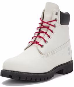 ティンバーランド プレミアム 6インチブーツ (白ヌバック/赤) A5S4G Order ティンバーランド プレミアム 6インチブーツ (白ヌバック/赤) A5S4G