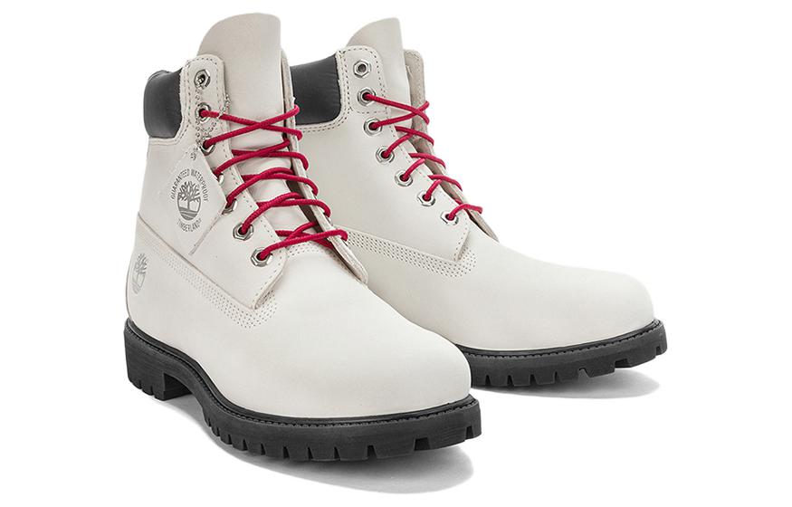 Lookbook 添柏岚 經典防滑耐磨 中筒 戶外靴 灰白