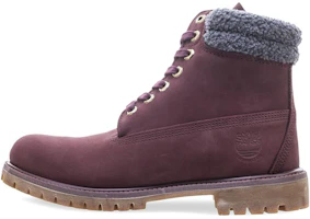 Timberland Premium 6 Inch Double Collar Waterproof 'Burgundy Nubuck' A1ZK8 Timberland Premium 6 Inch Double Collar Waterproof 'Burgundy Nubuck' A1ZK8