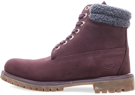 Timberland Premium 6 Inch Double Collar Waterproof 'Burgundy Nubuck' A1ZK8 Buy Timberland Premium 6 Inch Double Collar Waterproof 'Burgundy Nubuck' A1ZK8