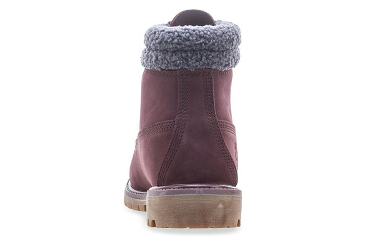Shop Timberland Premium 6 Inch Double Collar Kalispas ‘Burgundy Nubuck’ A1ZK8