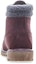 Shop Timberland Premium 6 Inch Double Collar Kalispas ‘Burgundy Nubuck’ A1ZK8