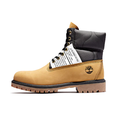 Timberland PRM 6 Inch Leather and Fabric Boots 'Wheat Nubuck with Black'
