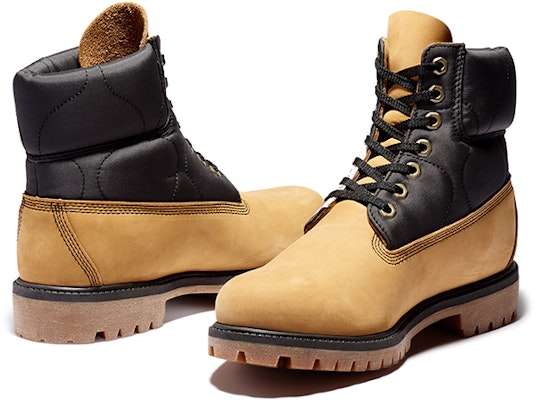 Timberland Premium 6 Inch Leather and Fabric Boots 'Wheat Nubuck with Black' A2QZR Order Timberland Premium 6 Inch Leather and Fabric Boots 'Wheat Nubuck with Black' A2QZR