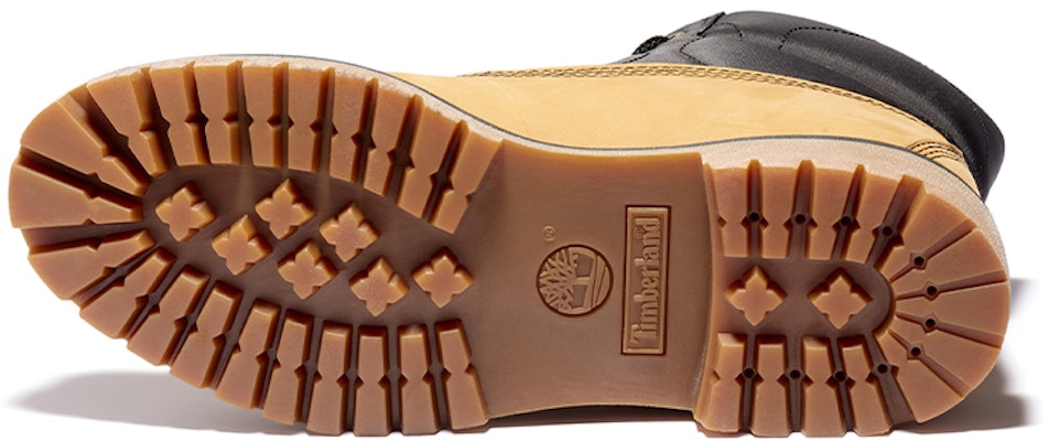 Timberland Premium 6 Inch Leather and Fabric Boots 'Wheat Nubuck with Black' A2QZR Shop Timberland Premium 6 Inch Leather and Fabric Boots 'Wheat Nubuck with Black' A2QZR