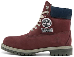 Timberland Premium 6 Inch Waterproof Boots 'Burgundy Nubuck' A2QXK Timberland Premium 6 Inch Waterproof Boots 'Burgundy Nubuck' A2QXK