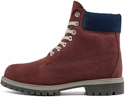 Timberland Premium 6 Inch Waterproof Boots 'Burgundy Nubuck' A2QXK Timberland Premium 6 Inch Waterproof Boots 'Burgundy Nubuck' A2QXK