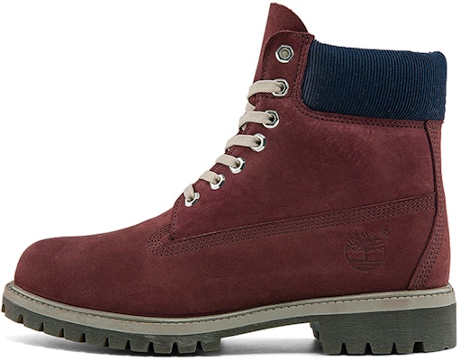 Timberland Premium 6 Inch Waterproof Boots 'Burgundy Nubuck' A2QXK Buy Timberland Premium 6 Inch Waterproof Boots 'Burgundy Nubuck' A2QXK