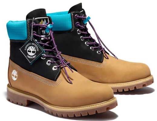 Timberland Premium 6 Inch Boot Tahan Air 'Wheat Nubuck dengan Kerah Hitam Biru' A2N93231 Lookbook Timberland Premium 6 Inch Boot Tahan Air 'Wheat Nubuck dengan Kerah Hitam Biru' A2N93231