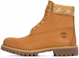 Timberland Premium 6 Inch Waterproof Boots 'Wheat and Logo Print' A2B1X231 Timberland Premium 6 Inch Waterproof Boots 'Wheat and Logo Print' A2B1X231