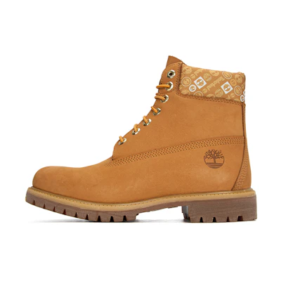 Timberland PRM 6 Inch Waterproof Boots 'Wheat and Logo Print'