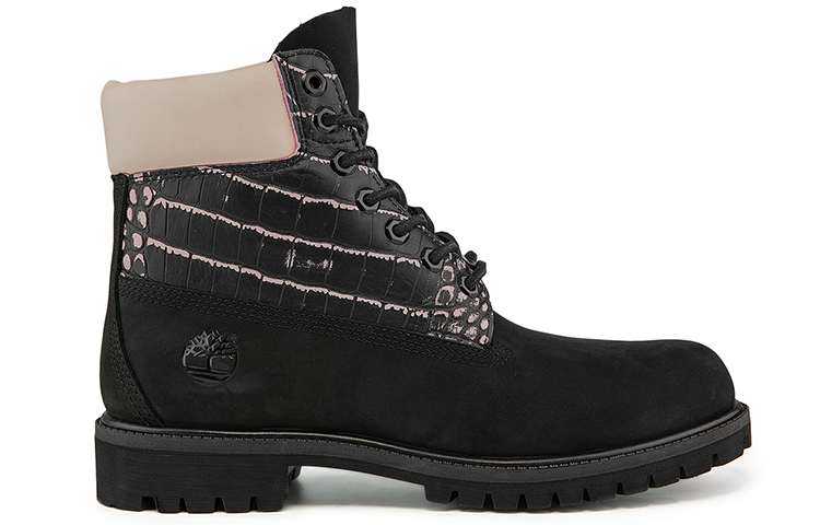 Order Timberland Premium Boot Tahan Air 'Black Nubuck with Pink' Lebar Fit A2JCKW