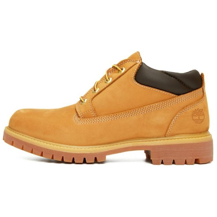 Timberland Premium Yellow Leather Ankle Boots Comfortable Casual Style 73538 Shoes