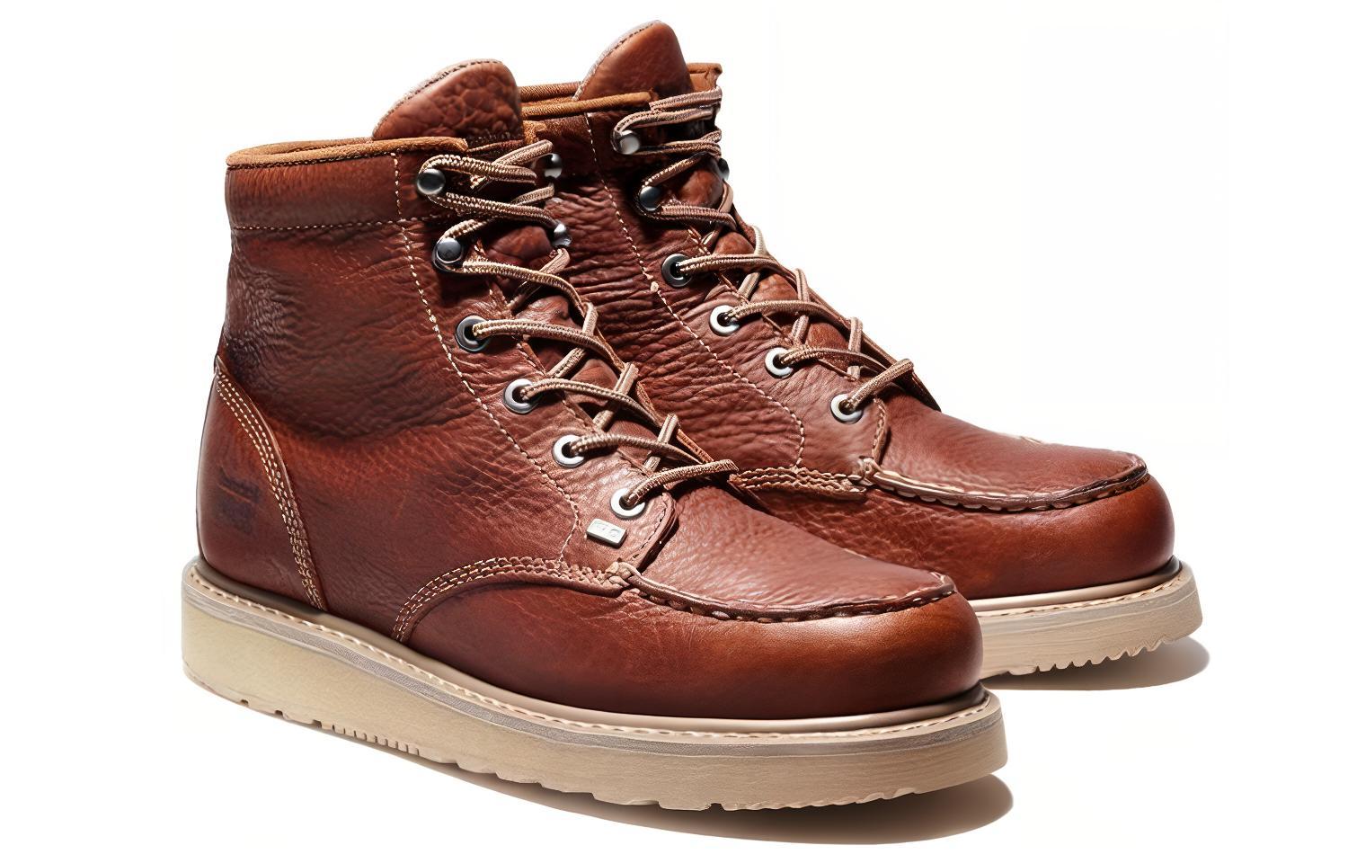 Order Timberland Pro Barstow 6 Inch Wedge Sepatu Kerja 'Cokelat' 89647214