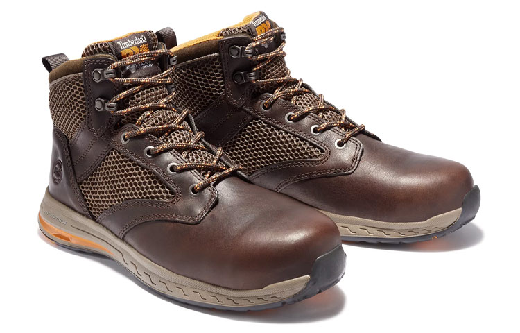 Shop 添柏嵐 Timberland PRO 休閒戶外耐磨高筒工裝靴 深棕