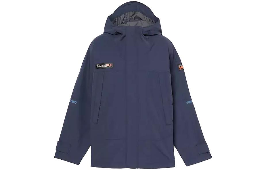 Timberland Pro Dryshift Waterproof Lightweight Hoodie Jacket Navy Blue - A6D12-019