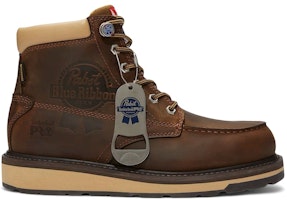 Timberland PRO x Pabst Blue Ribbon Gridworks 6" Soft Toe Waterproof Work Boot 'Brown Full-Grain' TB0A64KK-EM4 Timberland PRO x Pabst Blue Ribbon Gridworks 6" Soft Toe Waterproof Work Boot 'Brown Full-Grain' TB0A64KK-EM4