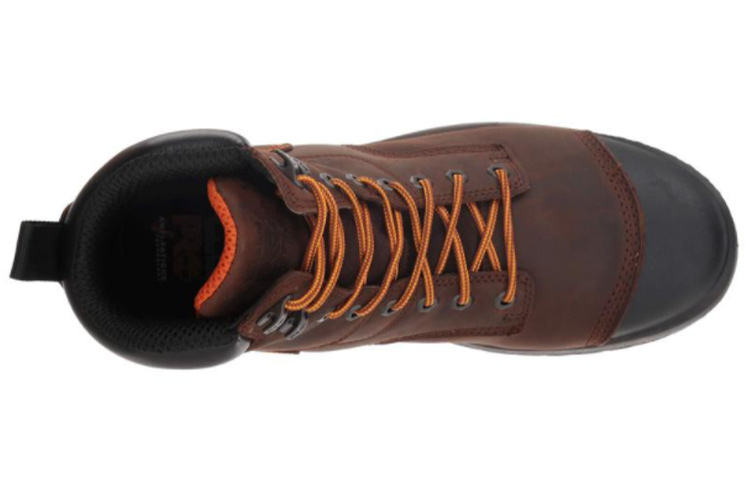 Shop Timberland Pro Helix 'Red Brown' 0194A462