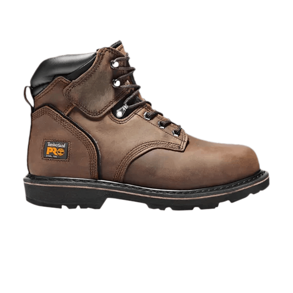 Timberland Pro Pit Boss 6 Inch Steel Toe Boot 'Brown Oiled Nubuck'