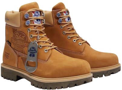 Timberland PRO x Pabst Blue Ribbon 6 Inch Soft Toe Boot ''Wheat Nubuck'' Lelaki TB0A6413-EYJ Order Timberland PRO x Pabst Blue Ribbon 6 Inch Soft Toe Boot ''Wheat Nubuck'' Lelaki TB0A6413-EYJ