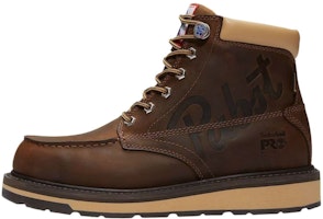 Timberland PRO x Pabst Blue Ribbon Gridworks 6" Soft Toe Waterproof Work Boot 'Brown Full-Grain' TB0A64KK-EM4 Timberland PRO x Pabst Blue Ribbon Gridworks 6" Soft Toe Waterproof Work Boot 'Brown Full-Grain' TB0A64KK-EM4