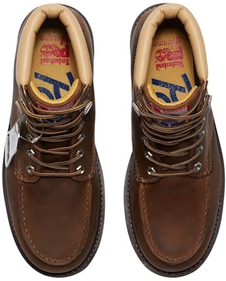Timberland PRO x Pabst Blue Ribbon Gridworks 6" Soft Toe Waterproof Work Boot 'Brown Full-Grain' TB0A64KK-EM4 Order Timberland PRO x Pabst Blue Ribbon Gridworks 6" Soft Toe Waterproof Work Boot 'Brown Full-Grain' TB0A64KK-EM4