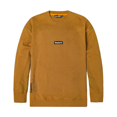 Timberland Pullover Sweatshirt Wheat Color with Logo Print Design A5VQS-P47