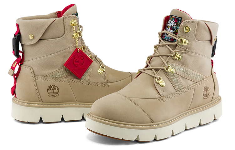 Shop Timberland Raywood EK+ Sepatu Kedap Air Wide Fit 'Beige' A2PWSW