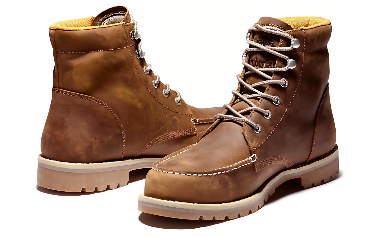 Lookbook 添柏岚 Redwood Falls 防水工裝靴 棕色