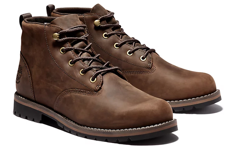 Lookbook Timberland Redwood Falls Chukka Mid Bot Waterproof 'Coklat Tua' A2EH8210
