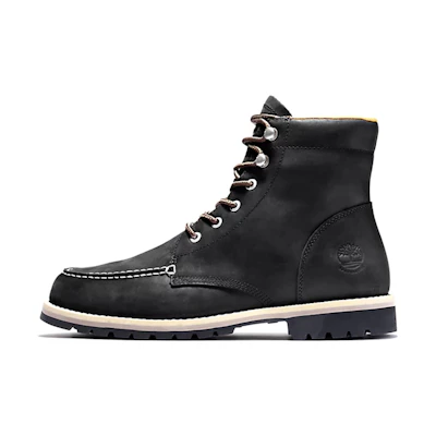 Timberland Redwood Falls Waterproof Moc-Toe Boot 'Black Full-Grain'