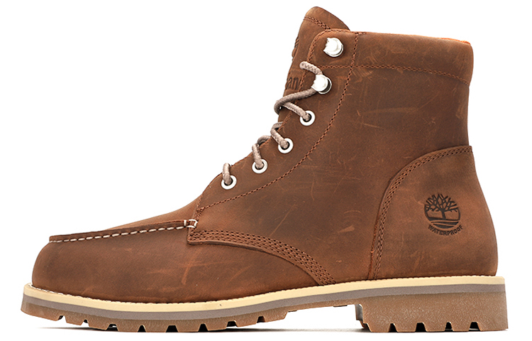 Timberland Redwood Falls Waterproof Moc-Toe Boots 'Rust Nubuck' A2EDRF13