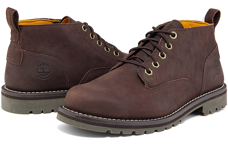 Sizing 添柏嵐 Larchmont 減震耐磨增高休閒防水戶外靴 深棕色