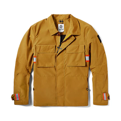 Timberland Reflective Striped Multi-Pocket Work Jacket Wheat - A29VPP47