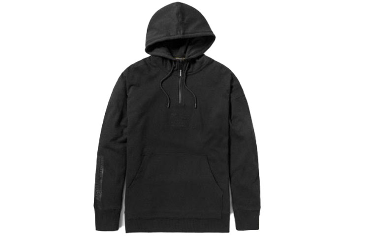 Timberland Relaxed Fit Pullover Half-Zip Hoodie Black A2ACQ001