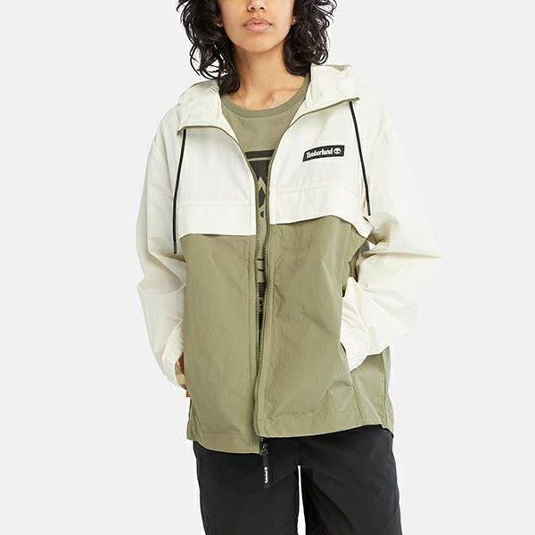 Timberland Retro Colorblock Hooded Waterproof Jacket White/Grey Green Unisex A6PYW-DL7 圖 3