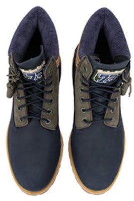 Timberland 6 Inch Waterproof Boot 'Navy Orange' A5ZZF019 Shop Timberland 6 Inch Waterproof Boot 'Navy Orange' A5ZZF019