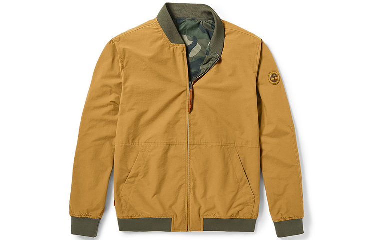 Timberland Reversible Camo Casual Jacket Wheat Color A2CSV-P47