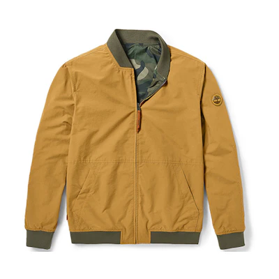 Timberland Reversible Camo Casual Jacket Wheat Color A2CSV-P47
