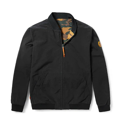 Timberland Reversible Camo Jacket Black Casual Style A2CSV-001
