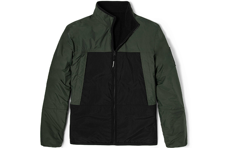 Timberland Reversible Colorblock Logo Track Jacket Green A22E5-W74