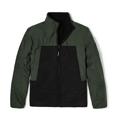 Timberland Reversible Colorblock Logo Track Jacket Green A22E5-W74