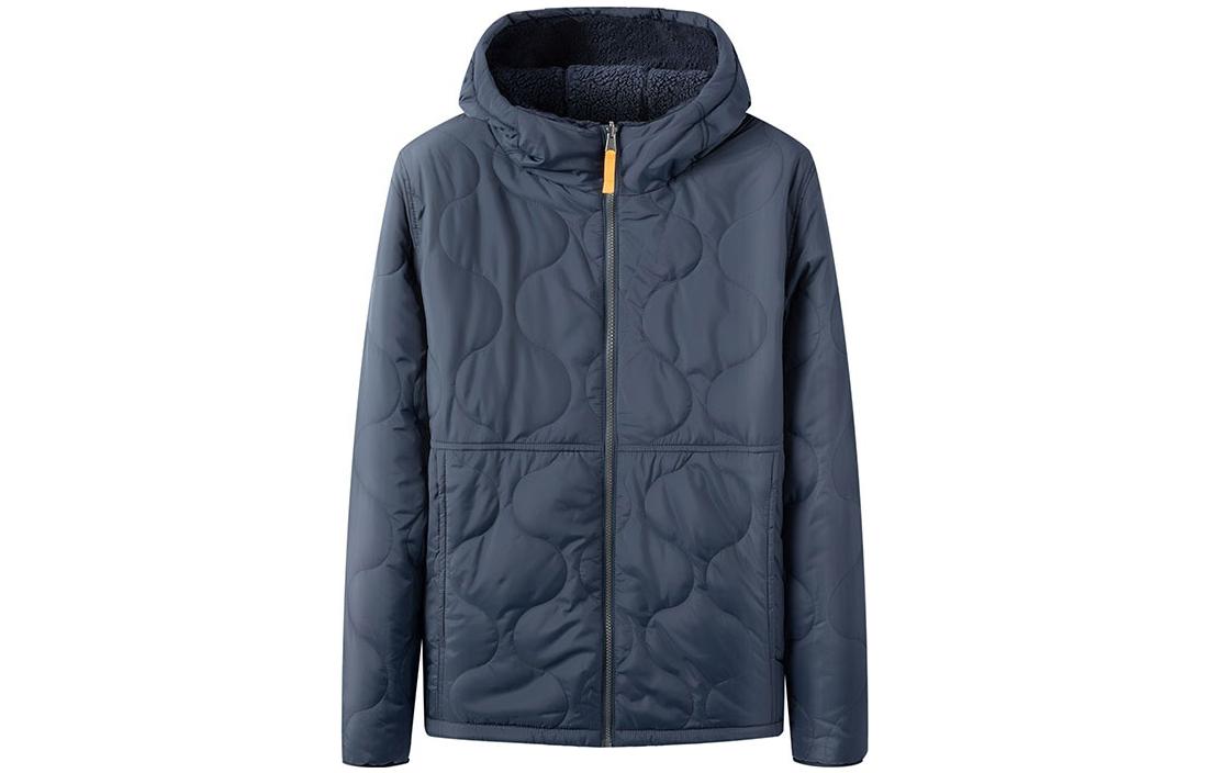 Timberland Reversible Fleece-Lined Hooded Jacket Blue A69NH-433