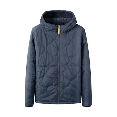 Timberland Reversible Fleece-Lined Hooded Jacket Blue A69NH-433