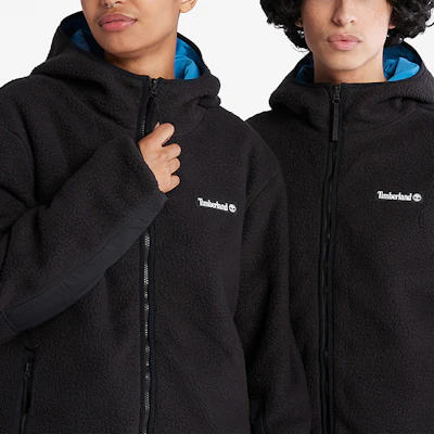 Timberland Reversible Hoodie Jacket Fleece Unisex Casual Outerwear A5VB9-CY3 4