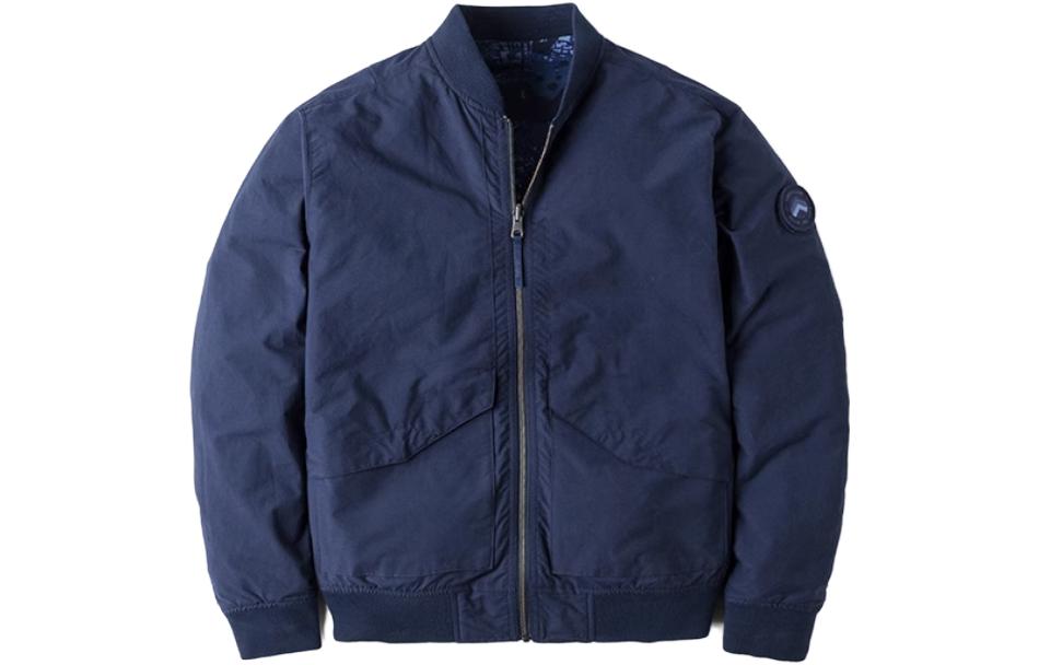 Timberland Reversible Letter Print Stand Collar Jacket A1NDB433