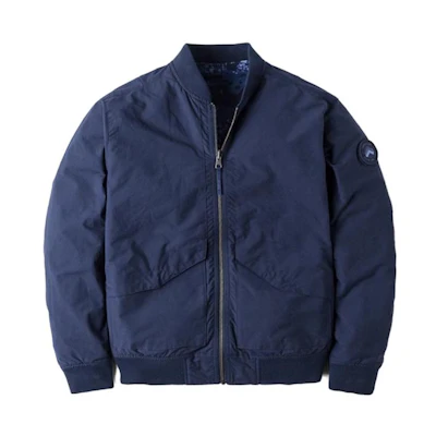 Timberland Reversible Letter Print Stand Collar Jacket A1NDB433
