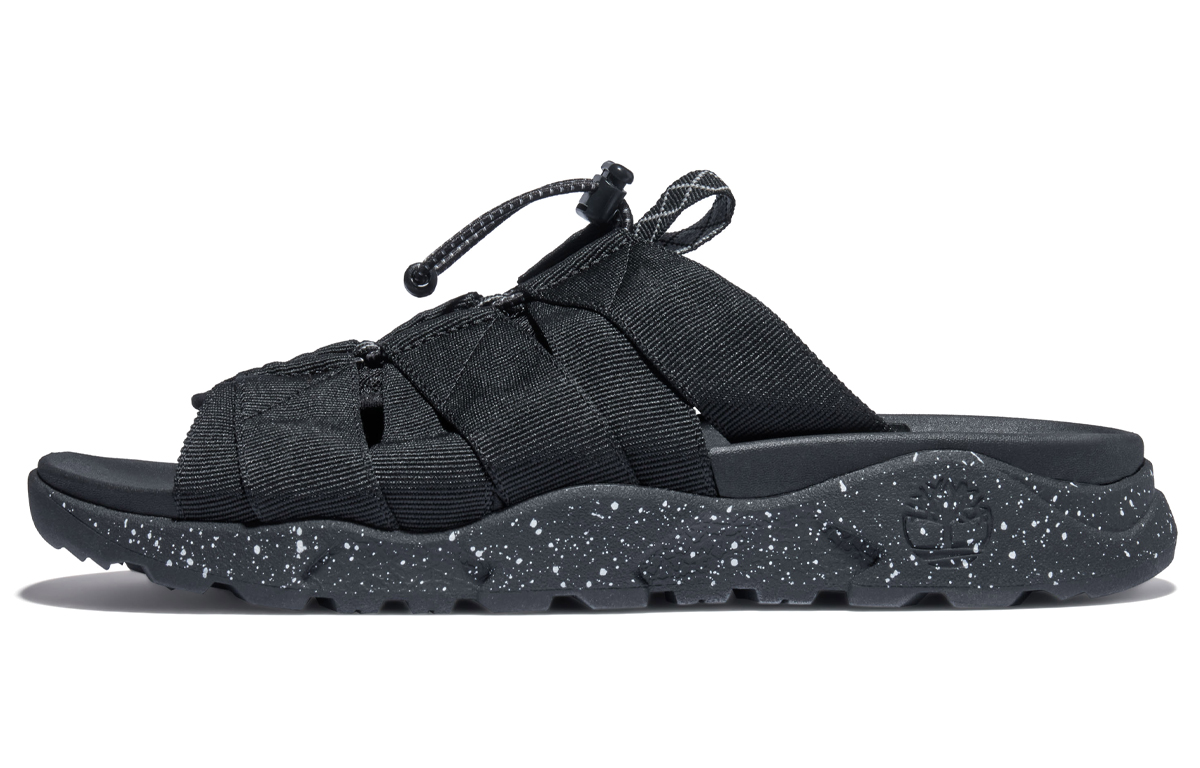Timberland Ripcord 'Black Comfort Slip-Resistant Sport Slides' A2QQP015