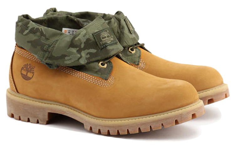 Lookbook Timberland Roll-Top Boots Basic 'Wheat Camouflage' A1QY4